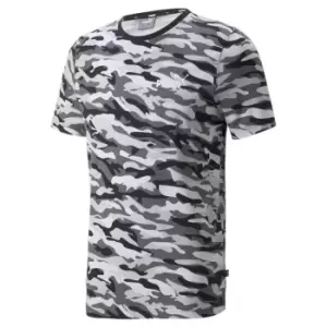 image of Puma Essential Camo T Shirt Mens - Black