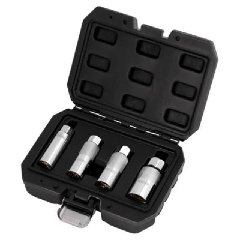 Image of Draper 4 Piece 3/8" Drive Magnetic Spark Plug Socket Set 3/8" SPS3/8-4