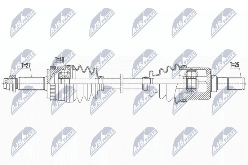 Image of NTY Drive shaft NTY NPW-KA-392