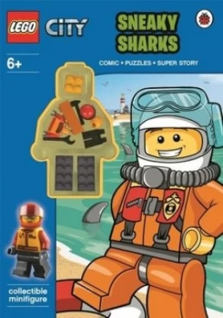 Image of Lego City Sneaky Sharks Activity Book with Minifigure Paperback