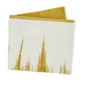 Image of Harlequin Motion Cotton Velour Towels - Yellow