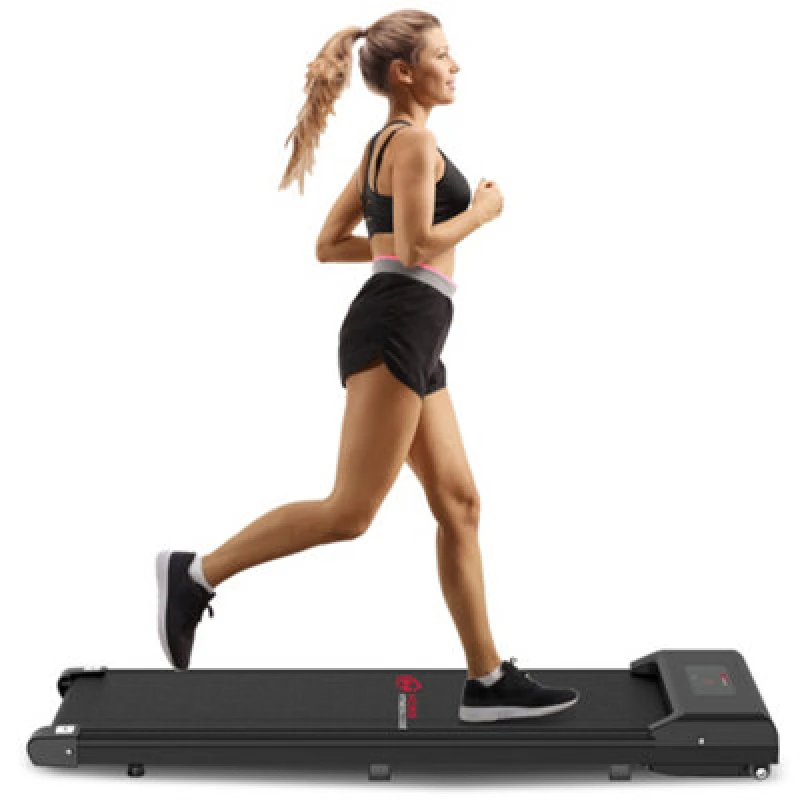 Image of Rattantree Under Desk Treadmill with Remote Control & LCD Display Installation Free(Black) Black unisex