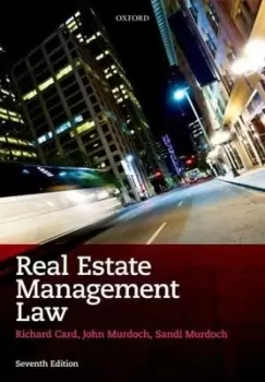 Image of Real estate management law by Richard Card