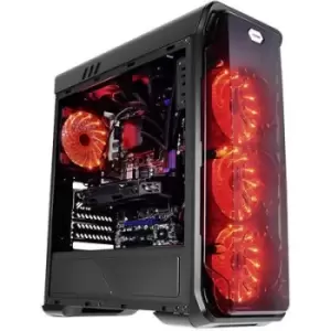 Image of LC Power LC-Power 988B Midi tower Game console casing Black 3 built-in LED fans, Fan controller, Dust filter