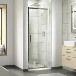 image of Pacific Pivot Shower Door 900mm Wide - 6mm Glass - Nuie