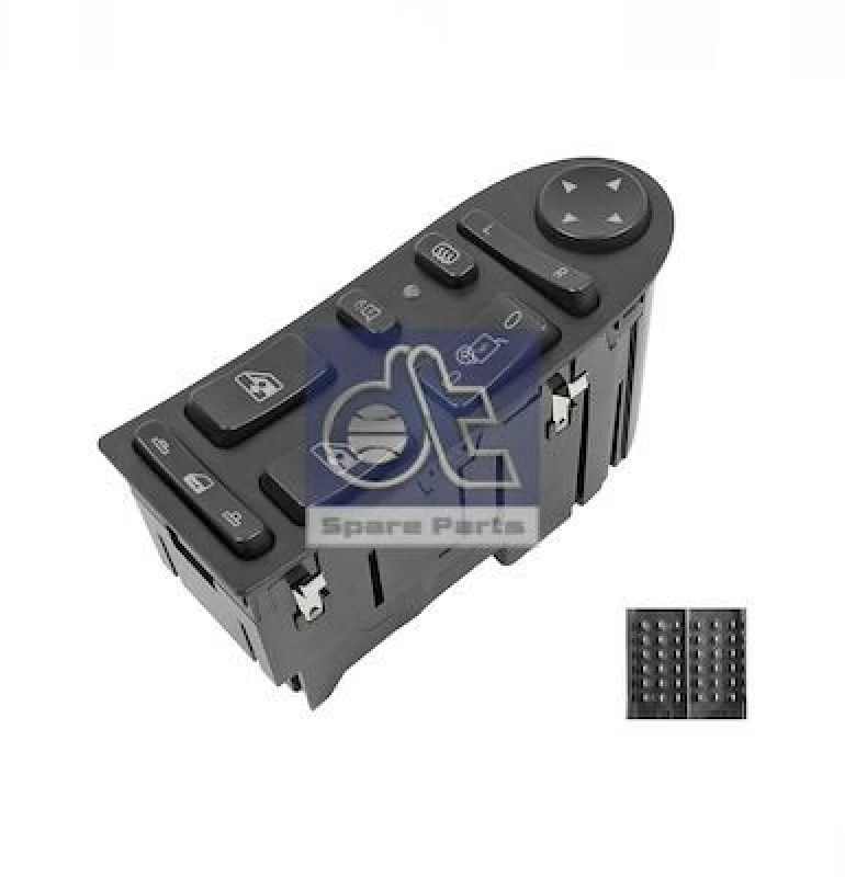 Image of DT Spare Parts 3.37086 Switch, window winder Driver side Switch,window winder (1761)