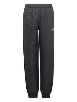 Image of adidas Ftre - Future Junior Boys Warm Jogging Bottoms, Black, Size 7-8 Years