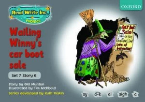 Image of Read Write Inc. Phonics Grey Set 7 Storybooks Wailing Winnys Car Boot Sale by Gill Munton Paperback