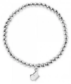 image of Radley Love Radley Dog Head Silver Stretch Jewellery