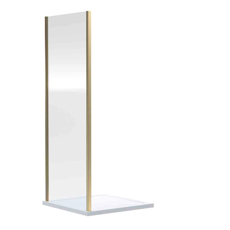 Image of nuie Rene 1900 x 700mm Side Panel - Brown, Brown SMSP70BB-E6