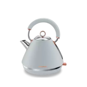 image of Morphy Richards Accents Rose Gold and Ocean Grey Traditional Kettle - Pyramid Kettle - 1.5L - 102040