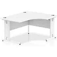 image of dynamic Right-hand Desk Impulse ICDRW14WWHT White 1400 mm x 25mm x 730 mm