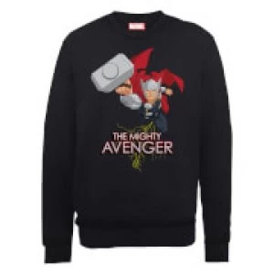 Image of Marvel Avengers Assemble The Mighty Thor Sweatshirt - Black