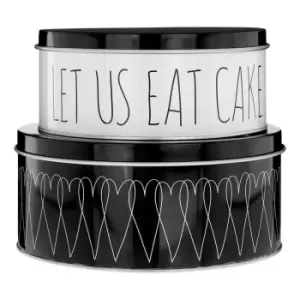 image of Interiors by PH Heartlines Round Cake Tins