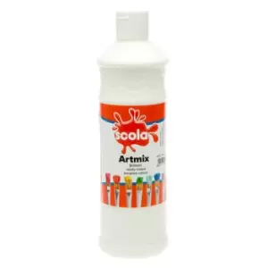 Image of Scola AM600/43 Artmix Ready-mix Paint 600ml - White