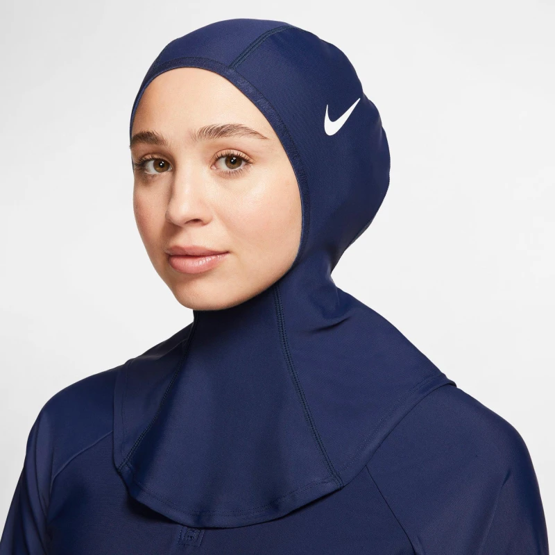 Image of Nike Victory Swim Hijab Womens - Blue Blue Ladies