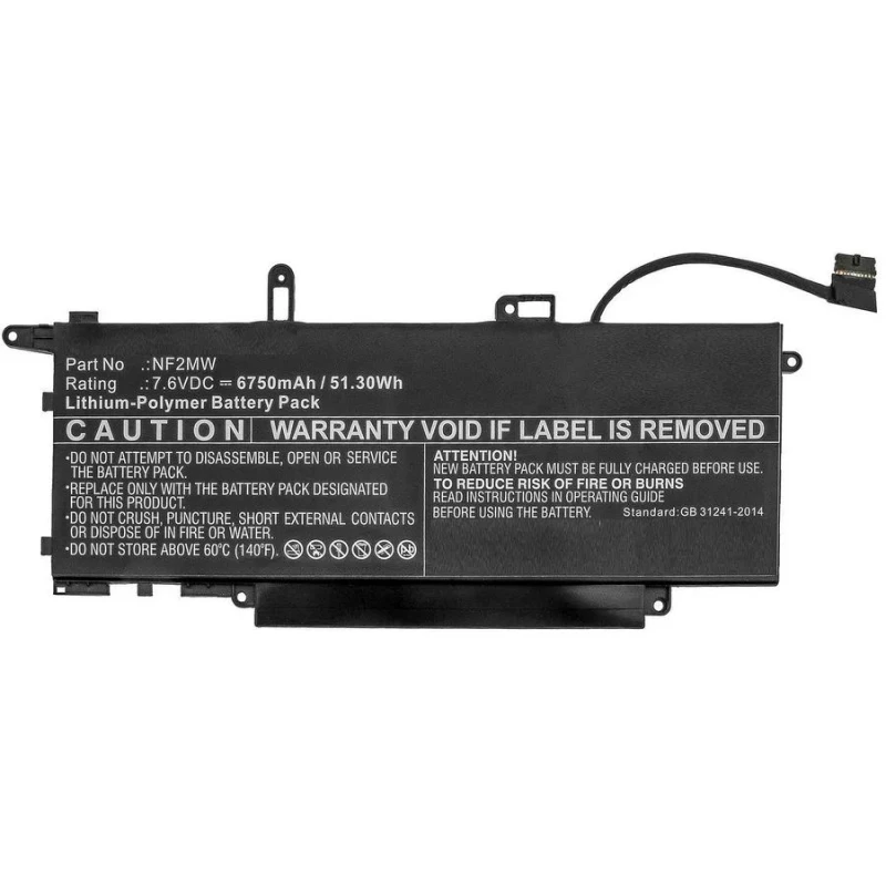 Image of CoreParts MBXDE-BA0227 laptop spare part Battery