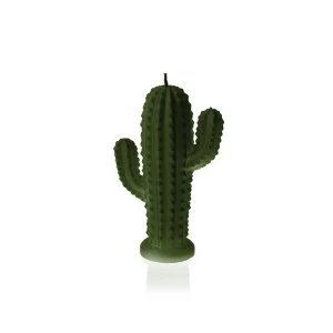 Image of Dark Green Small Cactus Candle