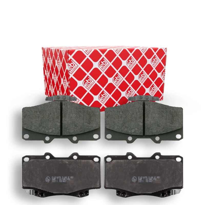 Image of FEBI BILSTEIN 16537 Brake pad set Front Axle, with acoustic wear warning Brake Pad Set,disc brake (402)