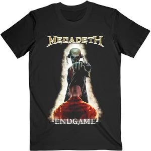 Image of Megadeth - Vic Removing Hood Unisex Large T-Shirt - Black