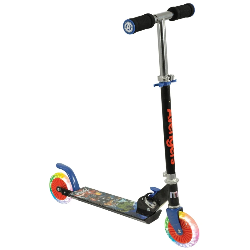 Image of Marvel Avengers Avengers Folding Inline Scooter with LED Wheels Multicoloured unisex One size
