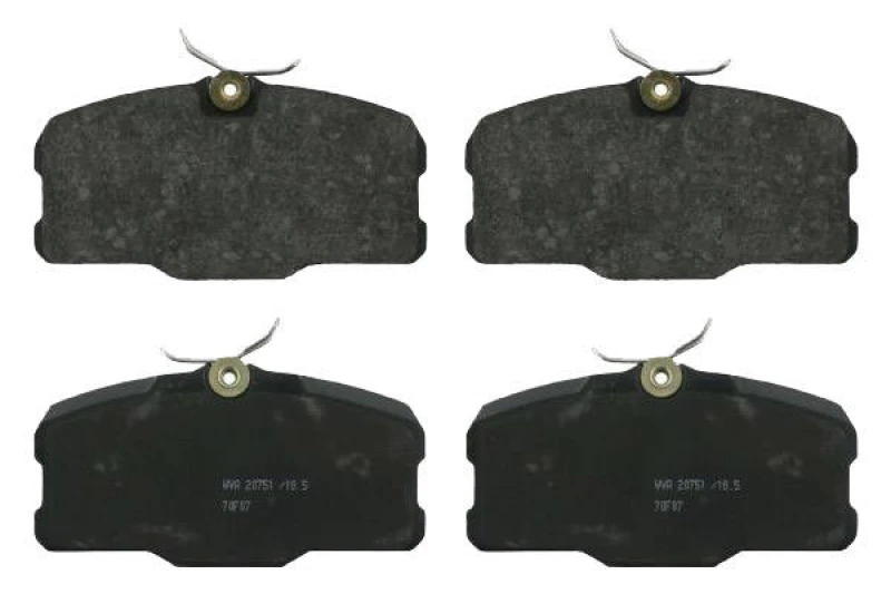 Image of SWAG 10 91 6248 Brake pad set Front Axle, prepared for wear warning indicator Brake Pad Set,disc brake (402)