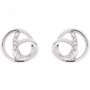 Ladies Karen Millen PVD Silver Plated Earrings