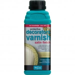 image of Polyvine Decorators Varnish Satin 500ml