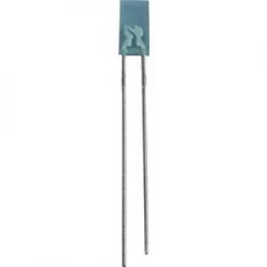 Image of LED wired White Rectangular 2 x 4mm 60 mcd
