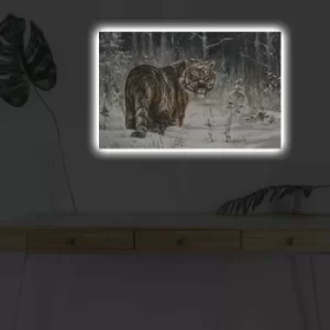 Image of 4570DHDACT-056 Multicolor Decorative LED Lighted Canvas Painting
