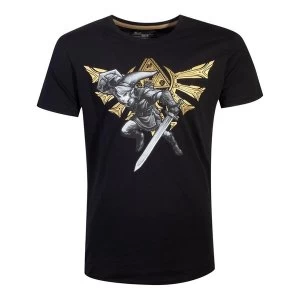 Image of Nintendo - Hyrule Link Mens Large T-Shirt - Black