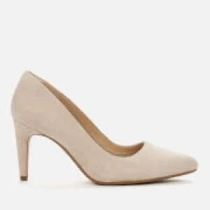 Image of Clarks Womens Laina Rae Suede Court Shoes - Blush - UK 3