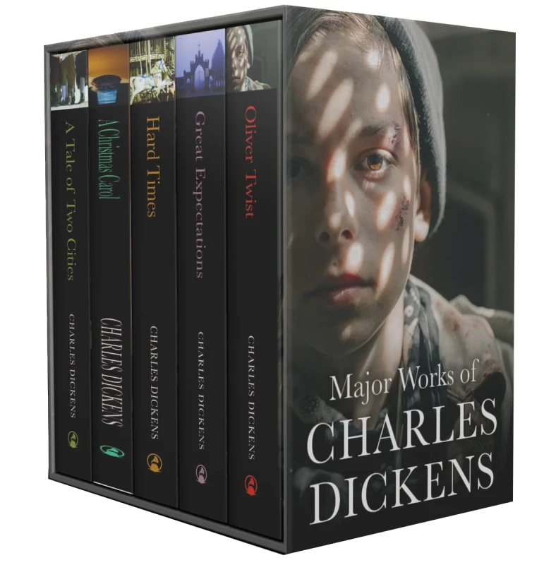 Image of Major Works of Charles Dickens 5 Books Collection Boxed Set ( Great Expectations, A Tale of Two Cities ) Charles Dickens Books