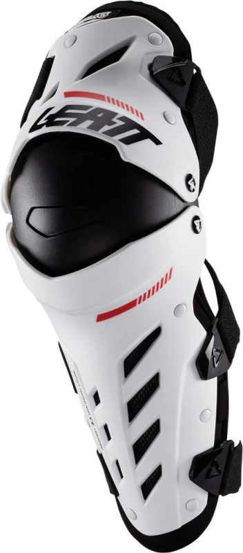 Image of Leatt Dual Axis Knee and Shin Protectors, white, Size 2XL for Men