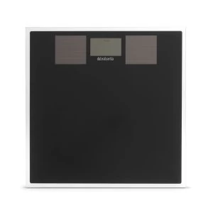 Image of Brabantia Solar Powered Digital Glass Bathroom Scales - Black