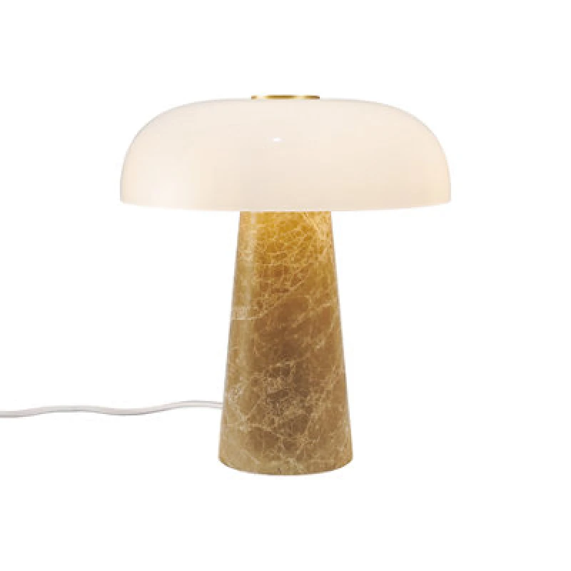 Image of Nordlux Premium Indoor Table Lamp Beige Marble E14 Weighted Base - Mains Powered, IP20 Beige Unisex