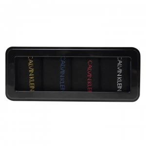 Image of Calvin Klein 4 Piece Sock Gift Set Mens - Black