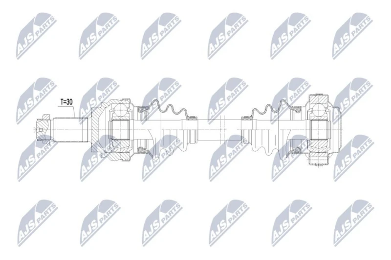 Image of NTY Drive shaft NTY NPW-BM-233