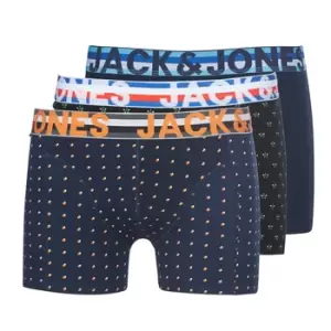 image of Jack Jones JACHENRIK X 3 mens Boxer shorts in Blue - Sizes XL,S,M,L,XL