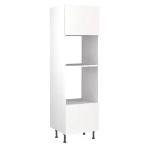 Image of KitchenKIT Slab 60cm Oven and Microwave Unit - Gloss White