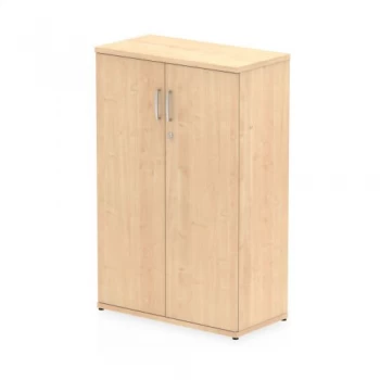Image of Trexus Office High Cupboard 800x400x1600mm 3 Shelves White Ref S00011