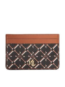 image of Lauren By Ralph Lauren Slim Card Case Small - Tan