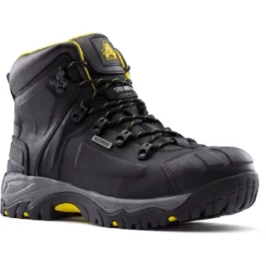 image of Amblers Safety As803 Waterproof Wide Fit Safety Boot Black Size 10