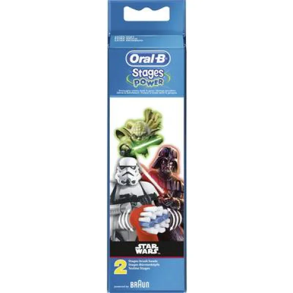 Oral B StarWars Replacement Heads Toothbrush 4Pcs