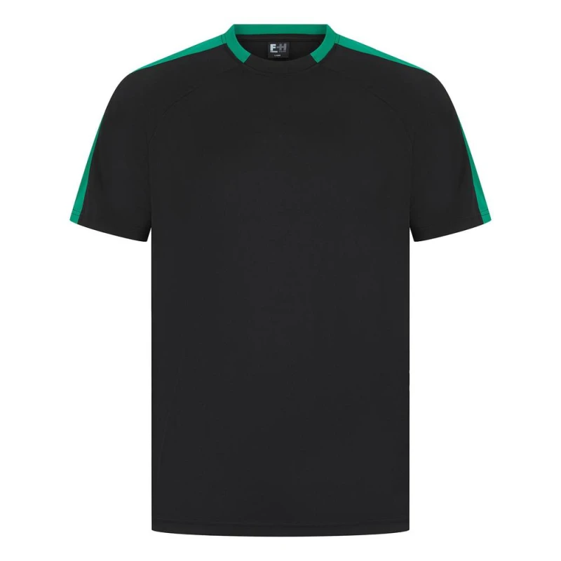 Image of Finden & Hales Mens Team T-Shirt in Jet Black Size: Large Jet Black Male L