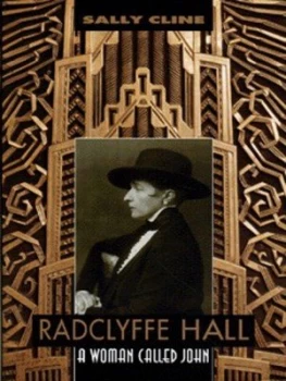 Image of Radclyffe Hall by Sally Cline Hardback