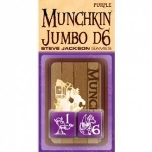 image of Munchkin Jumbo D6 Purple