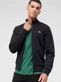 Lacoste Zip Thru Sweatshirt, Black, Size 4XL, Men