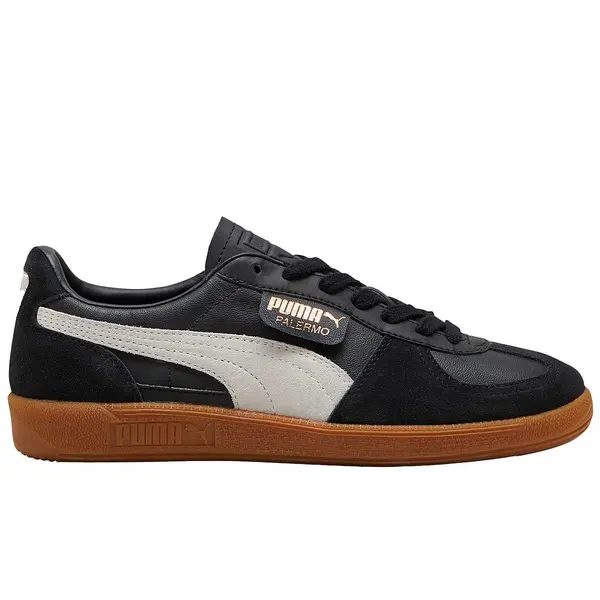 Image of Puma Palermo Lth, Black/grey Unisex 44 1/2
