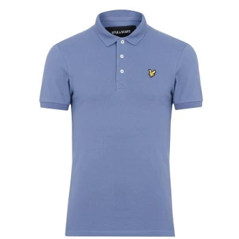 Lyle and Scott Logo Polo Shirt - BlueW477